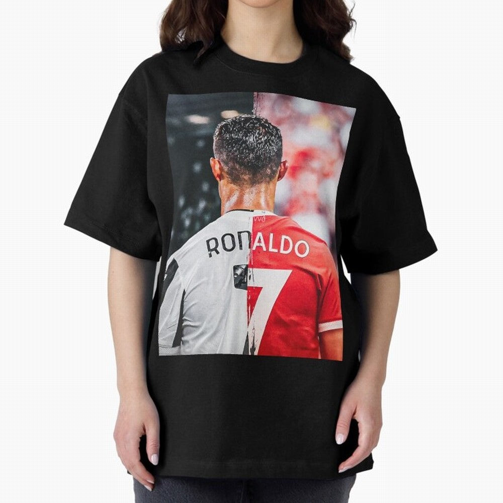 Cristiano Ronaldo , Manchester Star , Football Poster 2122 Star Oversized T-Shirt Experience the Global Stage of FIFA World Cup 2026 USA Canada Mexico Spirit, Built around Spain, Neymar, Haaland and Cristiano Ronaldo, Global Supporter Spirit,
