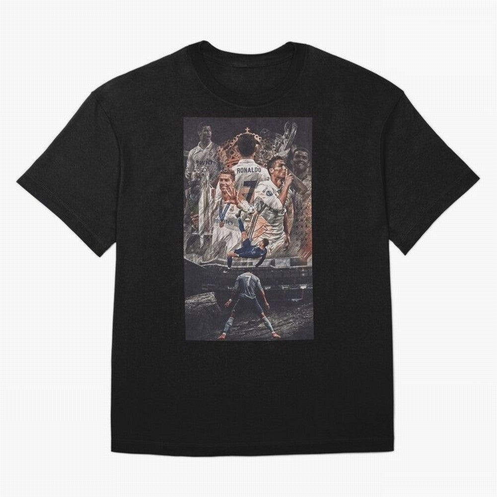 Cristiano Ronaldo Oversized T-Shirt Show Love for Legendary Goals in FIFA World Cup 2026 USA Canada Mexico Featuring Messi, England and Germany Energy, Football Passion, Legendary Performances, Festival Vibes and Supporter Community; Ideal for Fans