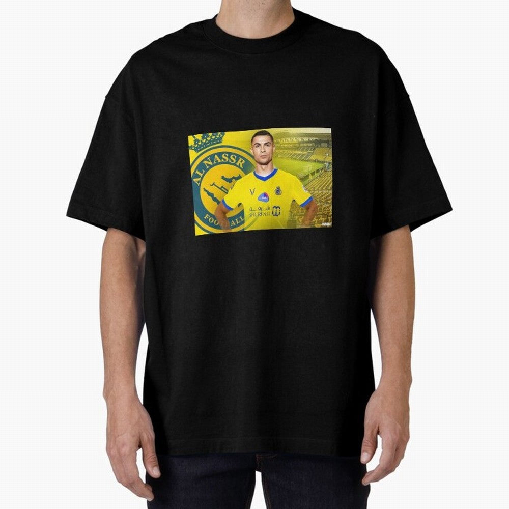 AL NASSR CRISTIANO RONALDO Oversized T-Shirt Bring Global Tournament Vibes to Match Day Hype around FIFA World Cup 2026 USA Canada Mexico, Mbappe and Neymar, Portugal, Spain and Germany, Fan Favorite Moments, National Team Passion, Big Match Drama