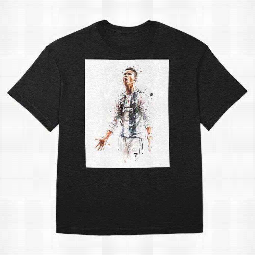 Cristiano Ronaldo Oversized T-Shirt Represent the Passion of FIFA World Cup 2026 USA Canada Mexico for Fans of Mbappe and Neymar and Argentina, France and Brazil, Bringing Vintage Soccer Flavor, Modern Football Stars, National Flags and Final Night
