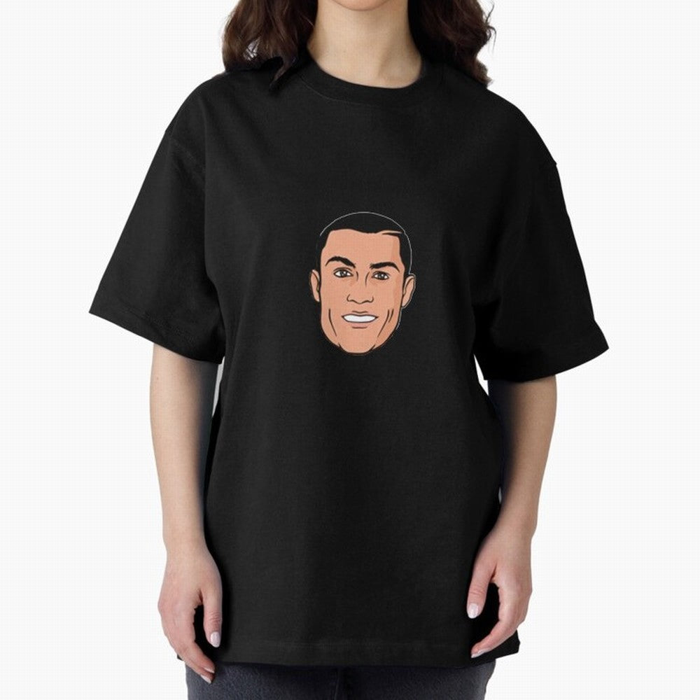 CR7 , Cristiano Ronaldo fan-art Oversized T-Shirt Back Your Heroes with FIFA World Cup 2026 Group Stage Highlighting Messi, CR7 and Mbappe, England Energy, Supporter Pride, Iconic Celebrations, Legendary Names and Global Match Day Energy; Ideal for