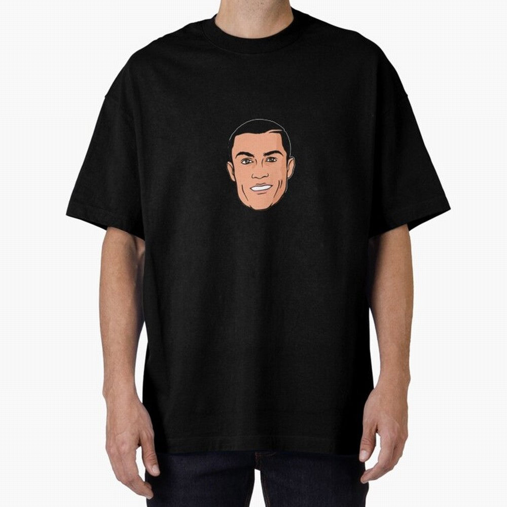CR7 , Cristiano Ronaldo fan-art Oversized T-Shirt Back Your Heroes with FIFA World Cup 2026 Group Stage Highlighting Messi, CR7 and Mbappe, England Energy, Supporter Pride, Iconic Celebrations, Legendary Names and Global Match Day Energy; Ideal for