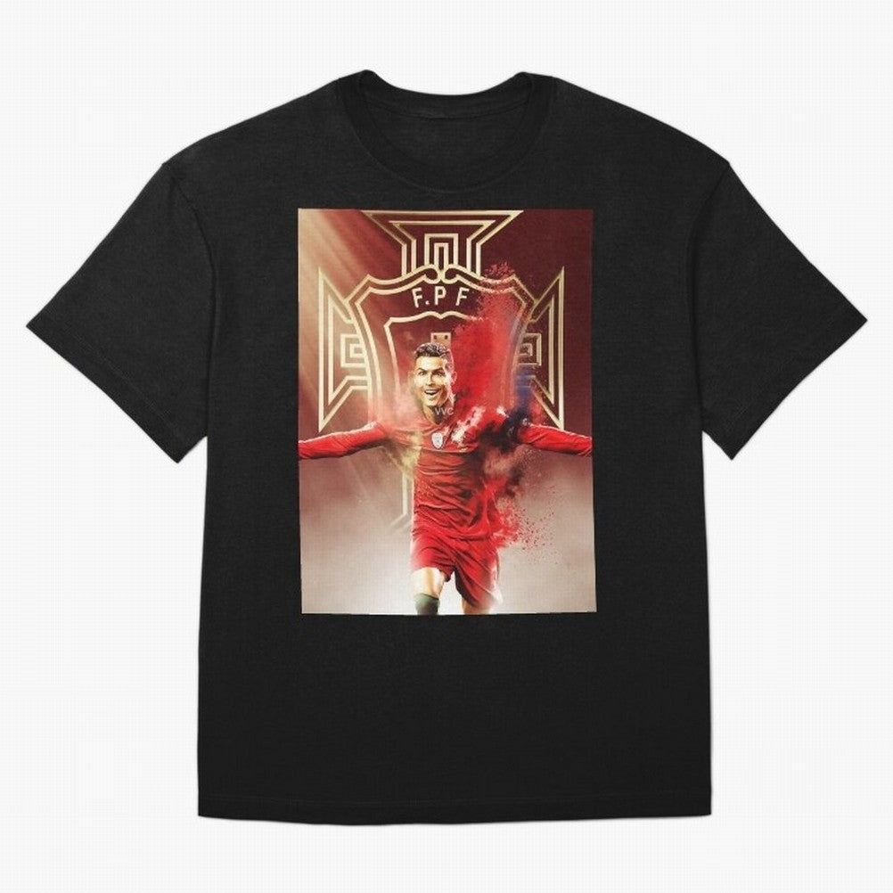 CR>7 Por Oversized T-Shirt Fuel the Hype around FIFA World Cup 2026 for Fans of CR7 and Messi and England and Germany, Bringing Match Day Excitement, Supporter Culture, Golden Goals and Global Football Passion; Ideal for Passionate Fans Who Love