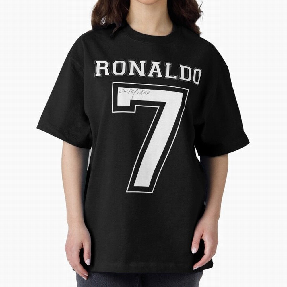 cristiano ronaldo Oversized T-Shirt Support Iconic Players in FIFA World Cup 2026 Group Stage Spirit, Filled with Argentina, Mbappe and Neymar, Champion Mindset, Group Stage Buzz, Knockout Tension and Passionate Fan Culture; Great for Supporters