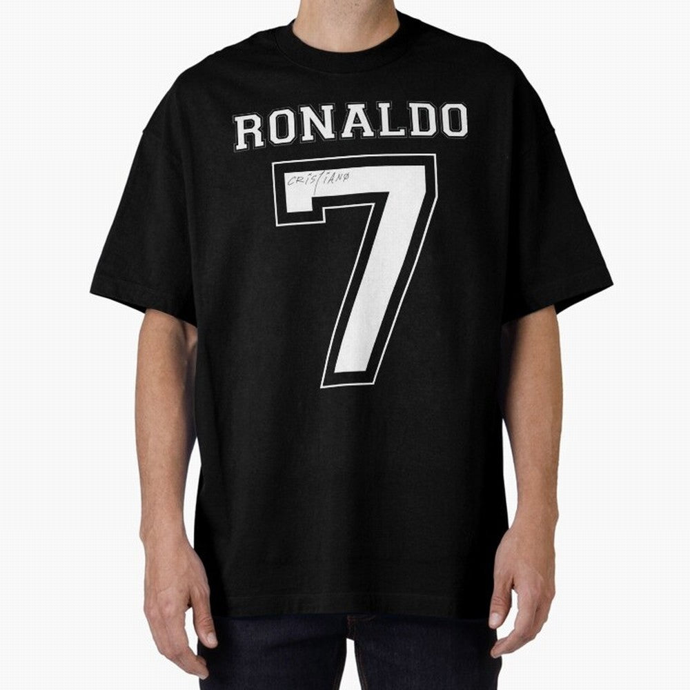cristiano ronaldo Oversized T-Shirt Support Iconic Players in FIFA World Cup 2026 Group Stage Spirit, Filled with Argentina, Mbappe and Neymar, Champion Mindset, Group Stage Buzz, Knockout Tension and Passionate Fan Culture; Great for Supporters
