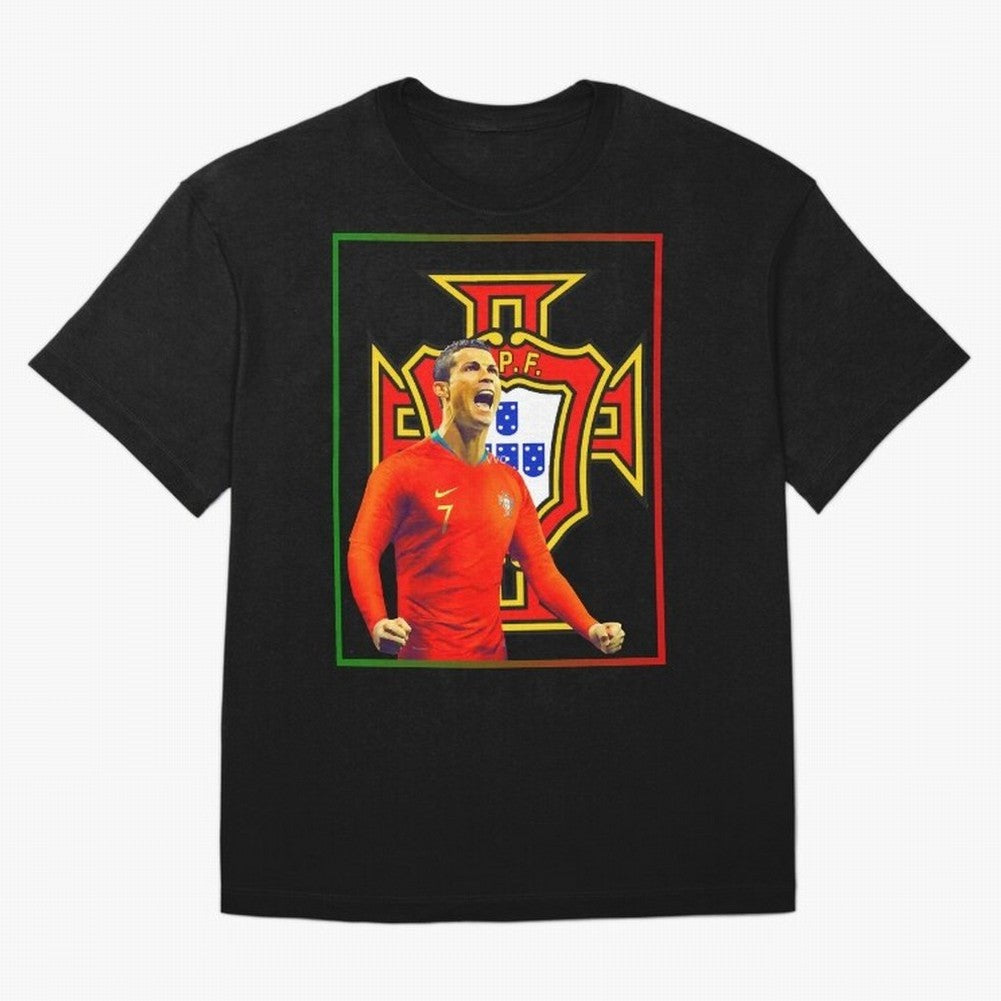 cristiano ronaldo Oversized T-Shirt Turn Football Passion into Global Football Passion for FIFA World Cup 2026 USA Canada Mexico, Highlighting Messi, CR7 and Mbappe, Brazil, Portugal and Argentina, Vintage Soccer Flavor, Modern Football Stars,