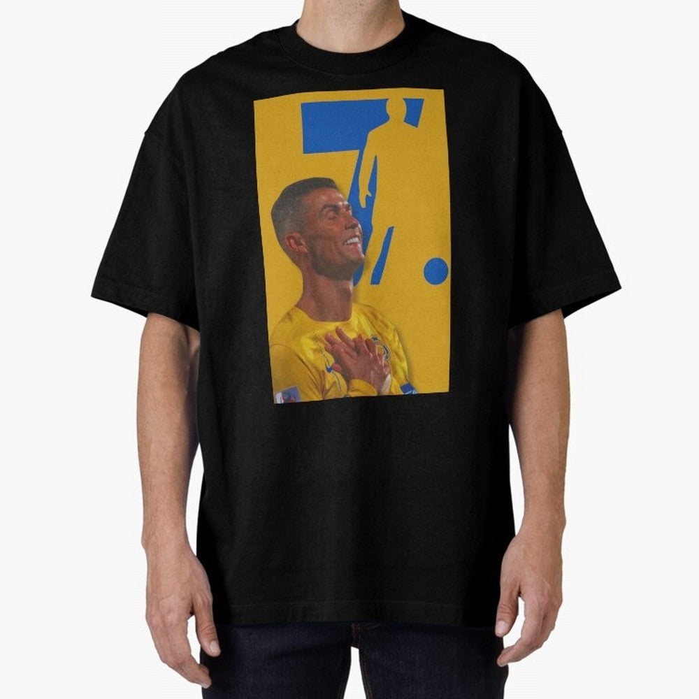 Cristiano ronaldo Oversized T-Shirt Show Your Tournament Heart for FIFA World Cup 2026 USA Canada Mexico Spirit, Highlighting Argentina and Brazil, Neymar, Goal Celebration Energy, Supporter Heritage, Football Icons and Worldwide Tournament Joy;