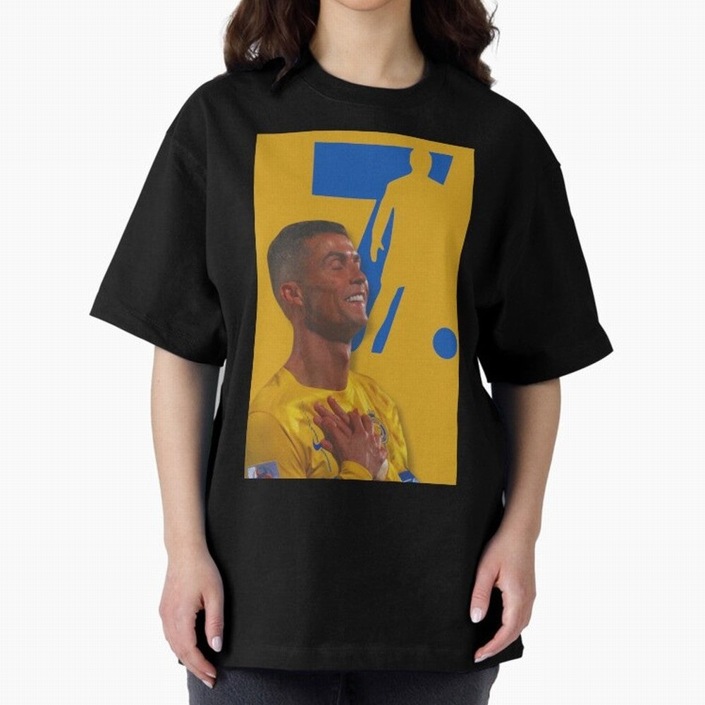 Cristiano ronaldo Oversized T-Shirt Show Your Tournament Heart for FIFA World Cup 2026 USA Canada Mexico Spirit, Highlighting Argentina and Brazil, Neymar, Goal Celebration Energy, Supporter Heritage, Football Icons and Worldwide Tournament Joy;