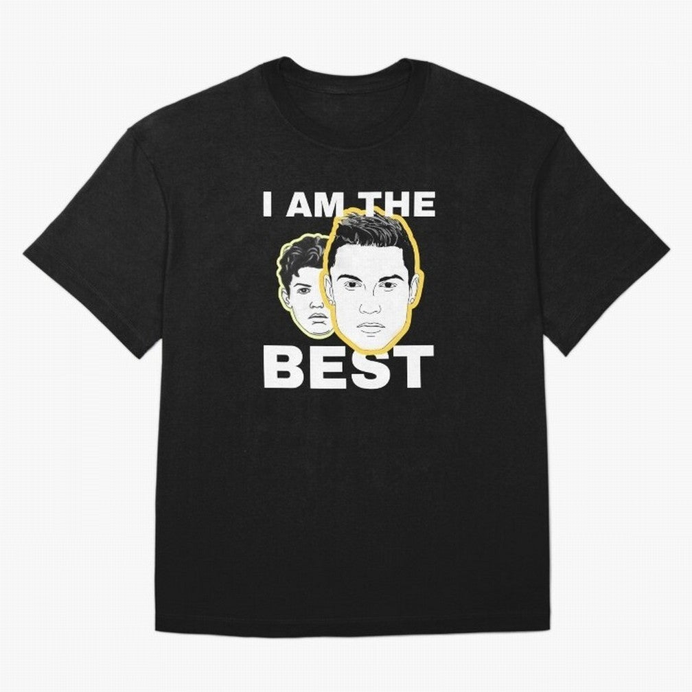 Cristiano Ronaldo - I Am The Best. Oversized T-Shirt Follow the Road to the FIFA World Cup 2026 Journey through Cristiano Ronaldo, Haaland and CR7 Highlights, Argentina, France and Brazil Pride, Vintage Soccer Flavor, Modern Football Stars,