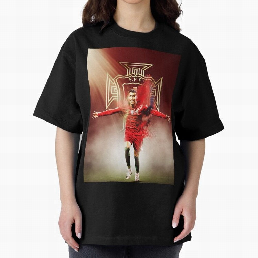 Cristiano Ronaldo Cr7 legend of his country , Ronaldo Gifts, Ronaldo Best Selling Oversized T-Shirt Cheer through Every Moment of Global Football Passion for FIFA World Cup 2026 USA Canada Mexico, Driven by Messi, Portugal, Spain and Germany,