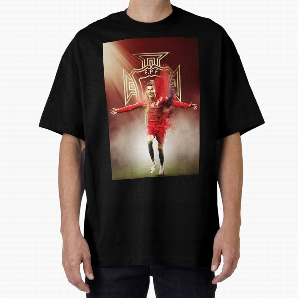Cristiano Ronaldo Cr7 legend of his country , Ronaldo Gifts, Ronaldo Best Selling Oversized T-Shirt Cheer through Every Moment of Global Football Passion for FIFA World Cup 2026 USA Canada Mexico, Driven by Messi, Portugal, Spain and Germany,