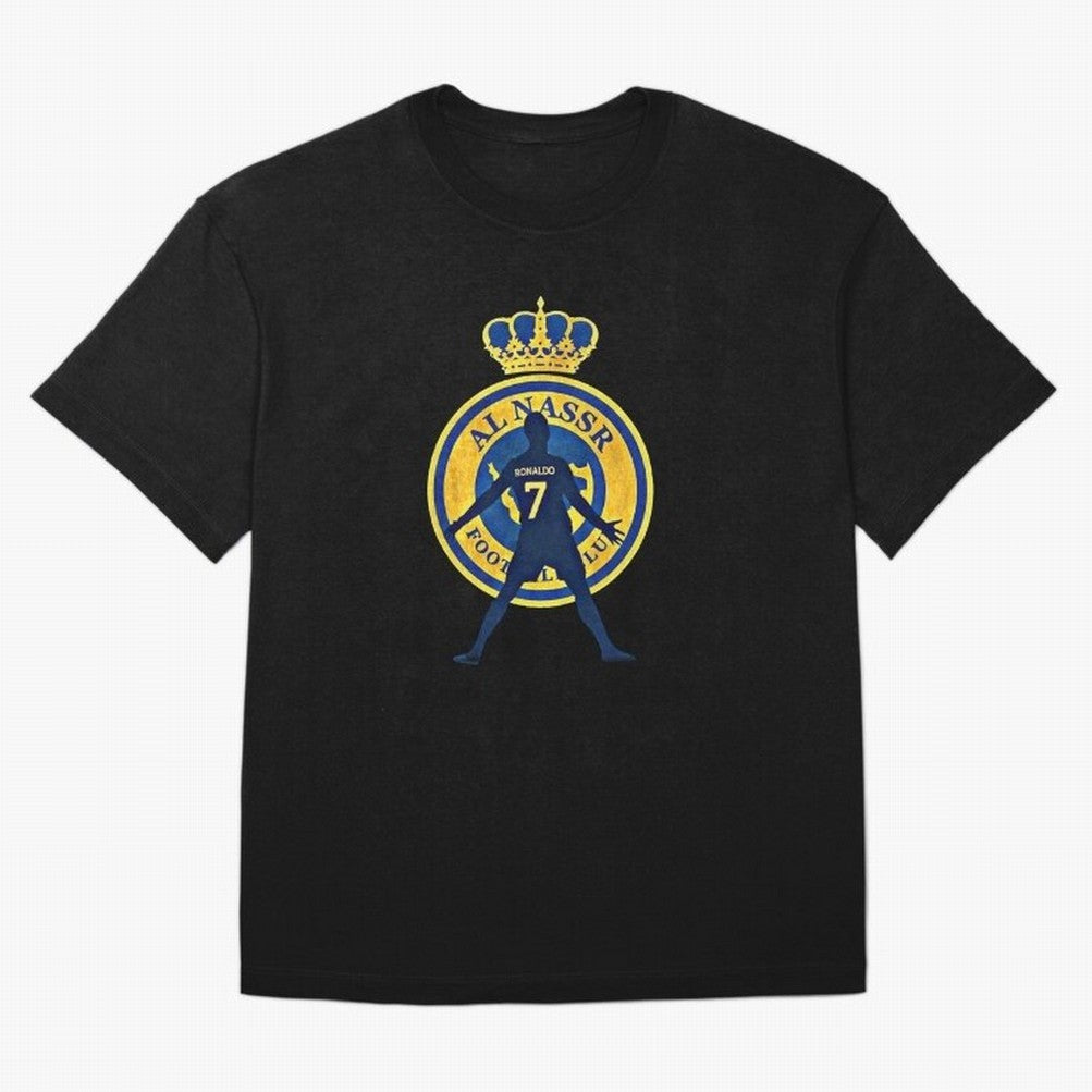 Cristiano Ronaldo T-shirt at Al-Nasr Saudi Club Oversized T-Shirt Show Passion for the Stars of the FIFA World Cup 2026 Group Stage Journey through Messi Highlights, England and Germany Pride, Stadium Chants, National Pride, Trophy Dreams and