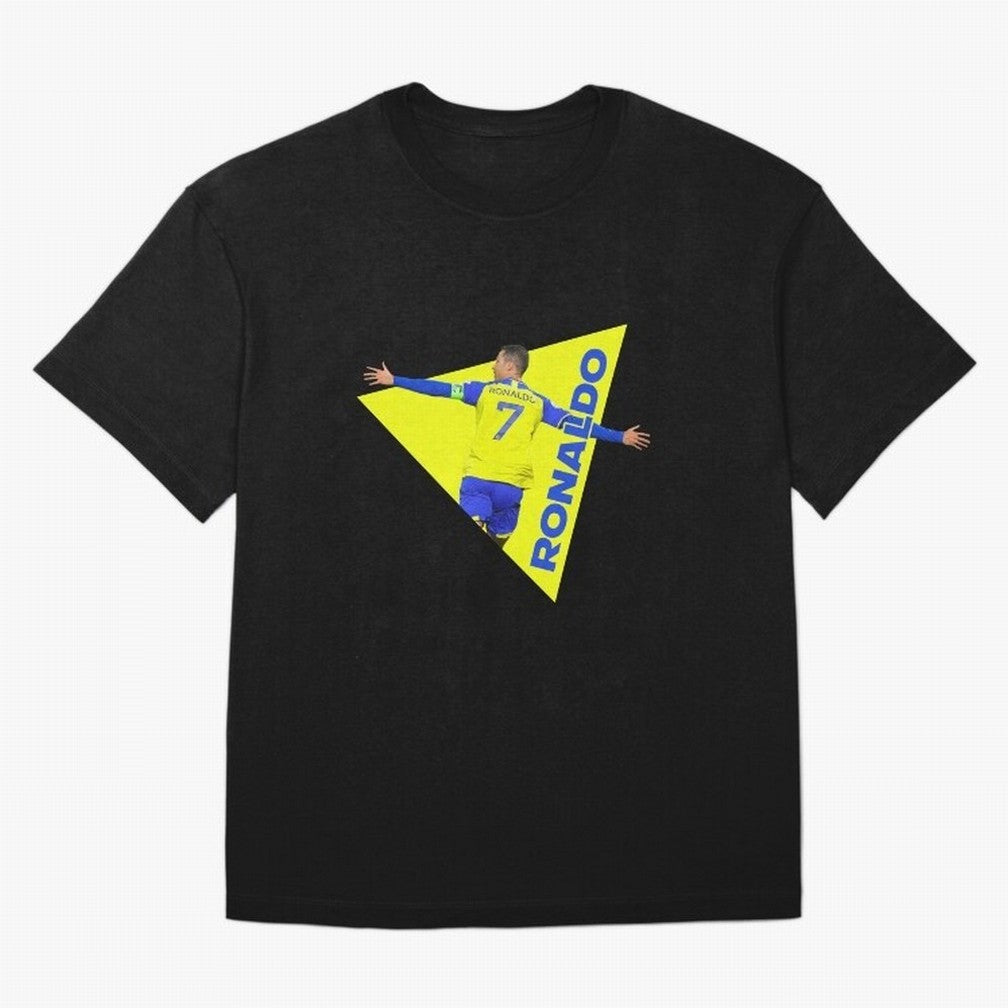 Cristiano Ronaldo Oversized T-Shirt Create Global Football Passion for FIFA World Cup 2026 Group Stage, Celebrating Messi, Argentina, France and Brazil, Sports Nostalgia, International Competition, Famous Players and Unforgettable Victories; Ideal