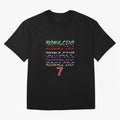 LOVE CR7 RONALDO - ALL CAREER Oversized T-Shirt Bring Champion Energy into Global Football Passion for FIFA World Cup 2026 Group Stage, Driven by Cristiano Ronaldo, Spain, Classic Soccer Heritage, Championship Pressure, Fan Loyalty and