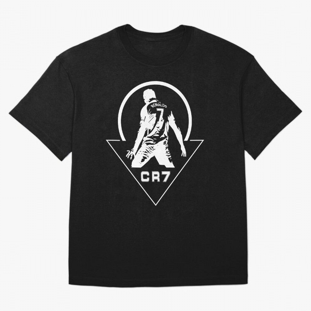 C R 7 Oversized T-Shirt Bring a Vintage Feel to the FIFA World Cup 2026 Journey through Messi, CR7 and Mbappe Highlights, England and Germany Pride, Fan Favorite Moments, National Team Passion, Big Match Drama and Soccer History; Ideal for