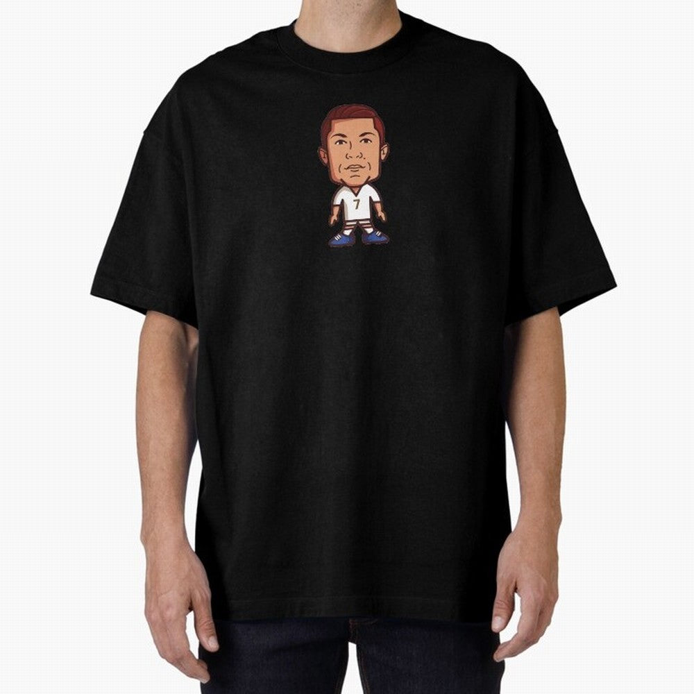 Cr7 Cristiano Ronaldo Oversized T-Shirt Show Your Love for FIFA World Cup 2026 Group Stage Featuring Cristiano Ronaldo, Argentina, France and Brazil Energy, Sports Nostalgia, International Competition, Famous Players and Unforgettable Victories;