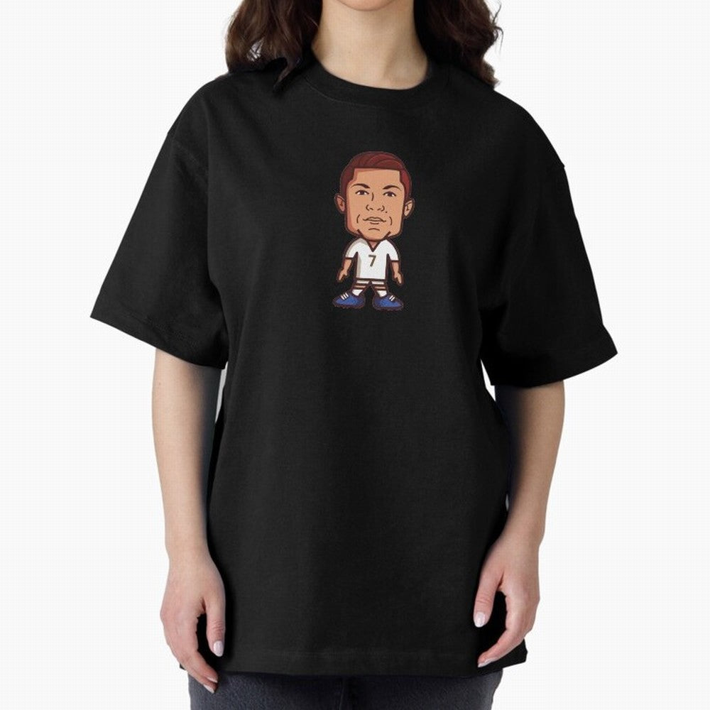 Cr7 Cristiano Ronaldo Oversized T-Shirt Show Your Love for FIFA World Cup 2026 Group Stage Featuring Cristiano Ronaldo, Argentina, France and Brazil Energy, Sports Nostalgia, International Competition, Famous Players and Unforgettable Victories;