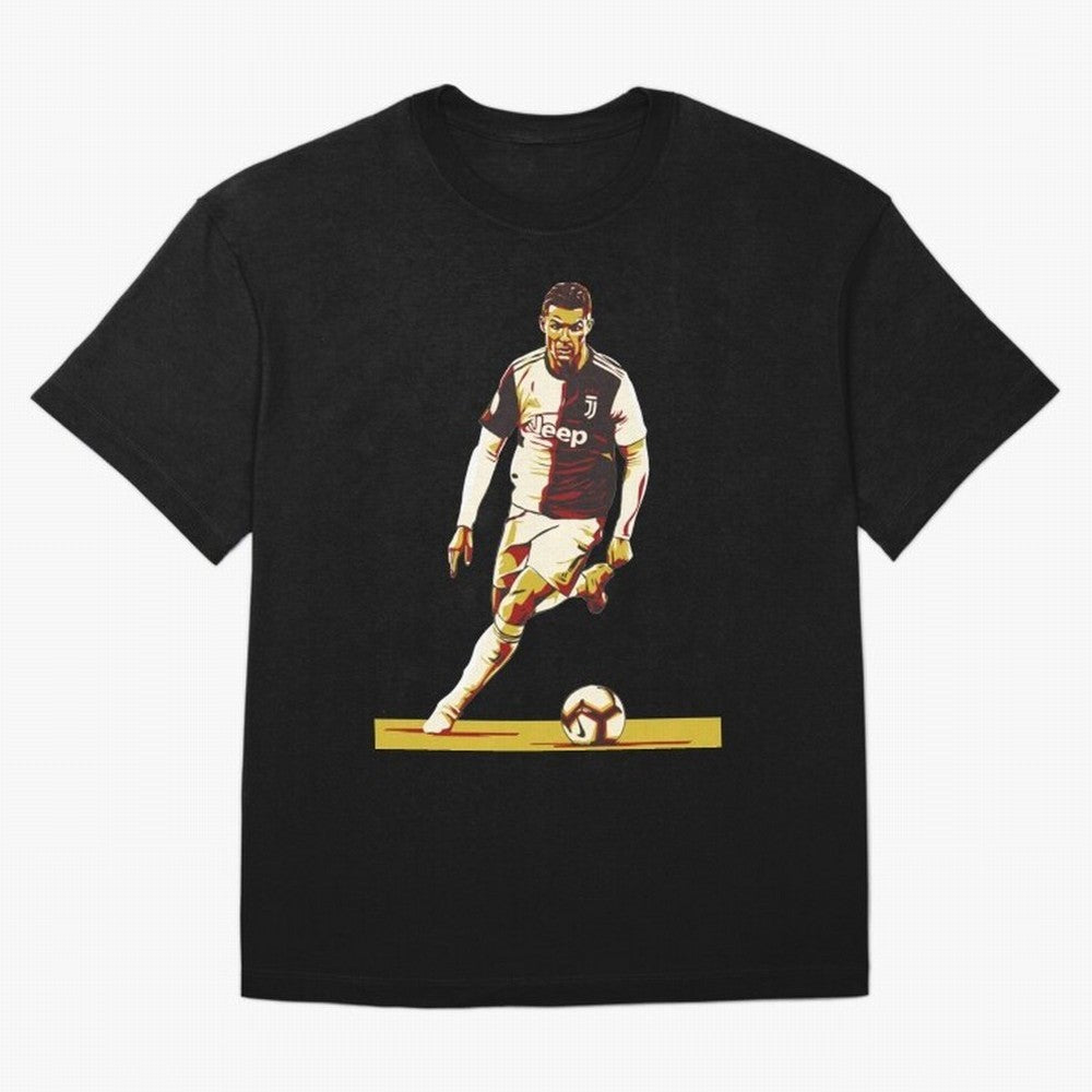 Cristiano Ronaldo Ronaldo Oversized T-Shirt Live the Energy of FIFA World Cup 2026 Spirit, Capturing Argentina, France and Brazil, Neymar, Retro Football Energy, Iconic Rivalries, Trophy Chase Drama and Stadium Atmosphere; Perfect for People Who