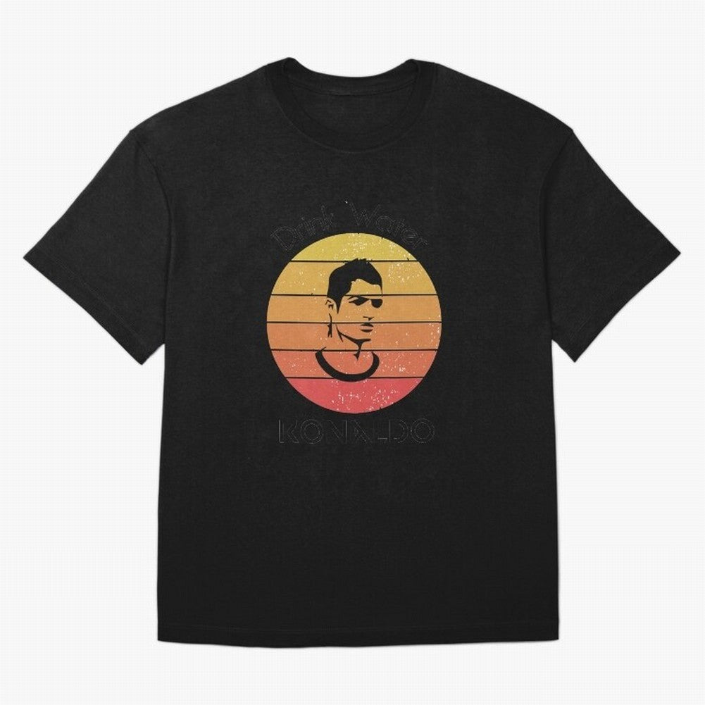 drink water ronaldo Oversized T-Shirt Discover FIFA World Cup 2026 USA Canada Mexico with Cristiano Ronaldo, Portugal Energy, Game Day Rituals, Football Legends, Country Pride and the Road to the Final; Built for Supporters Chasing Trophy Dreams,