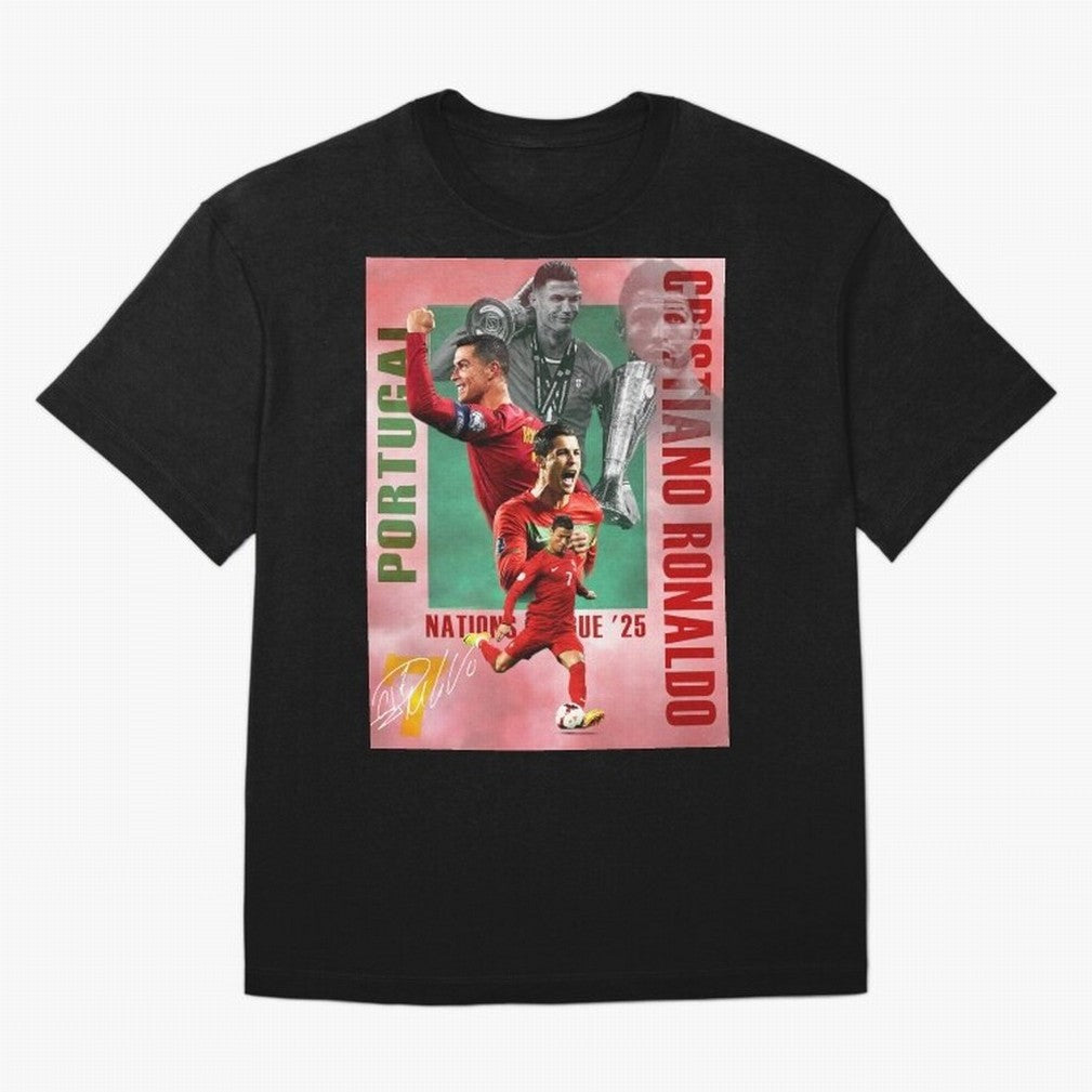 Cristiano Ronaldo Portugal Football Legend Oversized T-Shirt Enjoy the Biggest Football Party of FIFA World Cup 2026 Group Stage Spirit, with Netherlands, CR7 and Messi, Tournament Hype, Historic Matchups, Family Viewing Parties and Global Sports