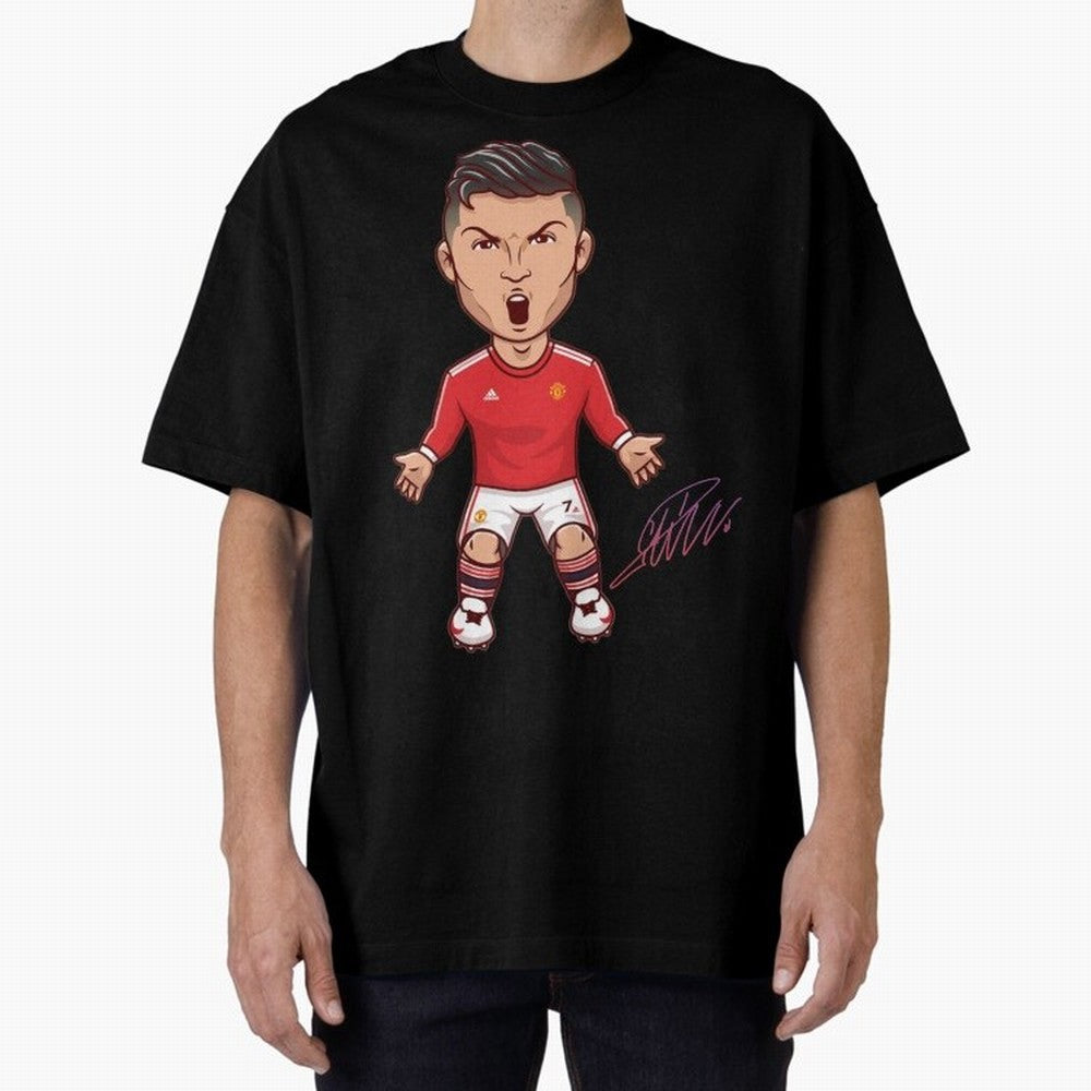 Cristiano Ronaldo CR7 Signature Oversized T-Shirt Back the Journey through FIFA World Cup 2026 USA Canada Mexico Made for Cristiano Ronaldo, Haaland and CR7, France Energy, Classic Soccer Heritage, Championship Pressure, Fan Loyalty and