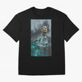 Cristiano Ronaldo Oversized T-Shirt Celebrate the Stars of FIFA World Cup 2026 Spirit, Built around Spain and Netherlands, Mbappe, Sports Nostalgia, International Competition, Famous Players and Unforgettable Victories; Great for Supporters Who