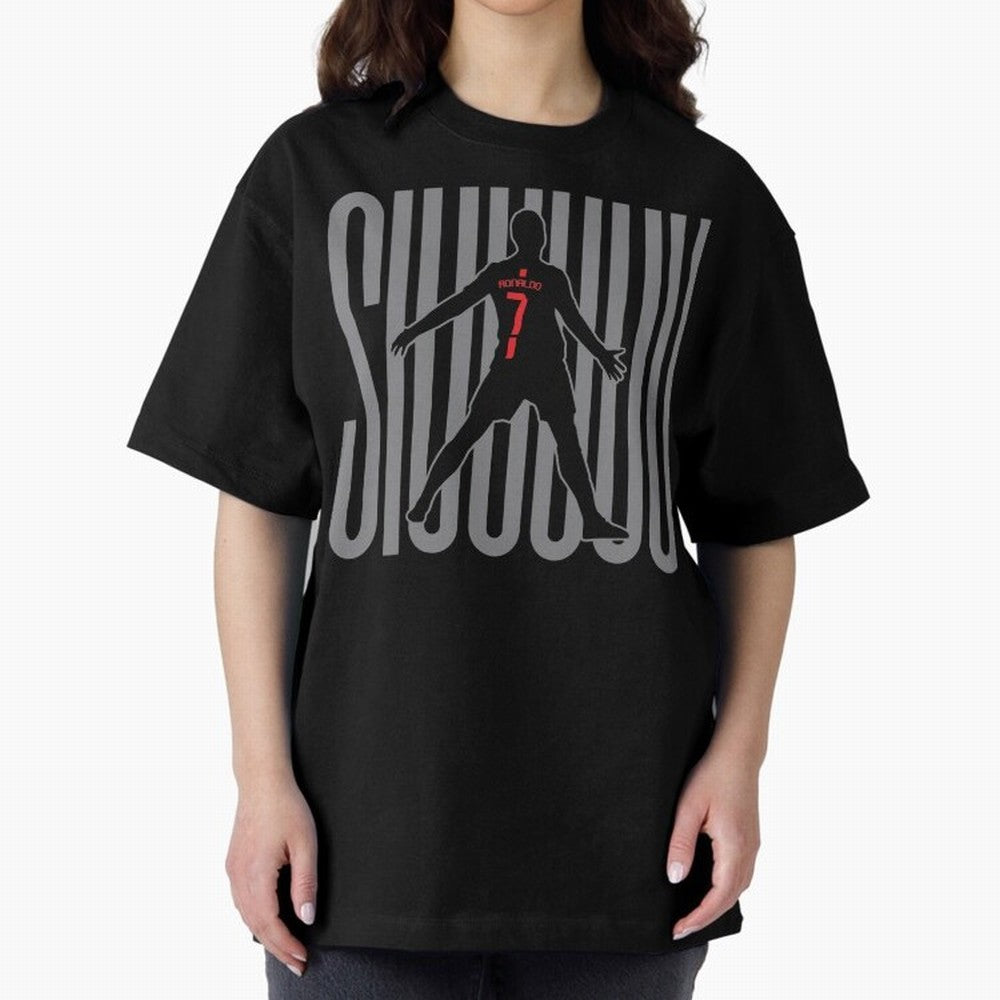 Siuuuuu Cristiano Ronaldo Oversized T-Shirt Unlock Match Day Hype around FIFA World Cup 2026 USA Canada Mexico, Mbappe and Neymar, France, Match Day Excitement, Supporter Culture, Golden Goals and Global Football Passion; Built for Supporters