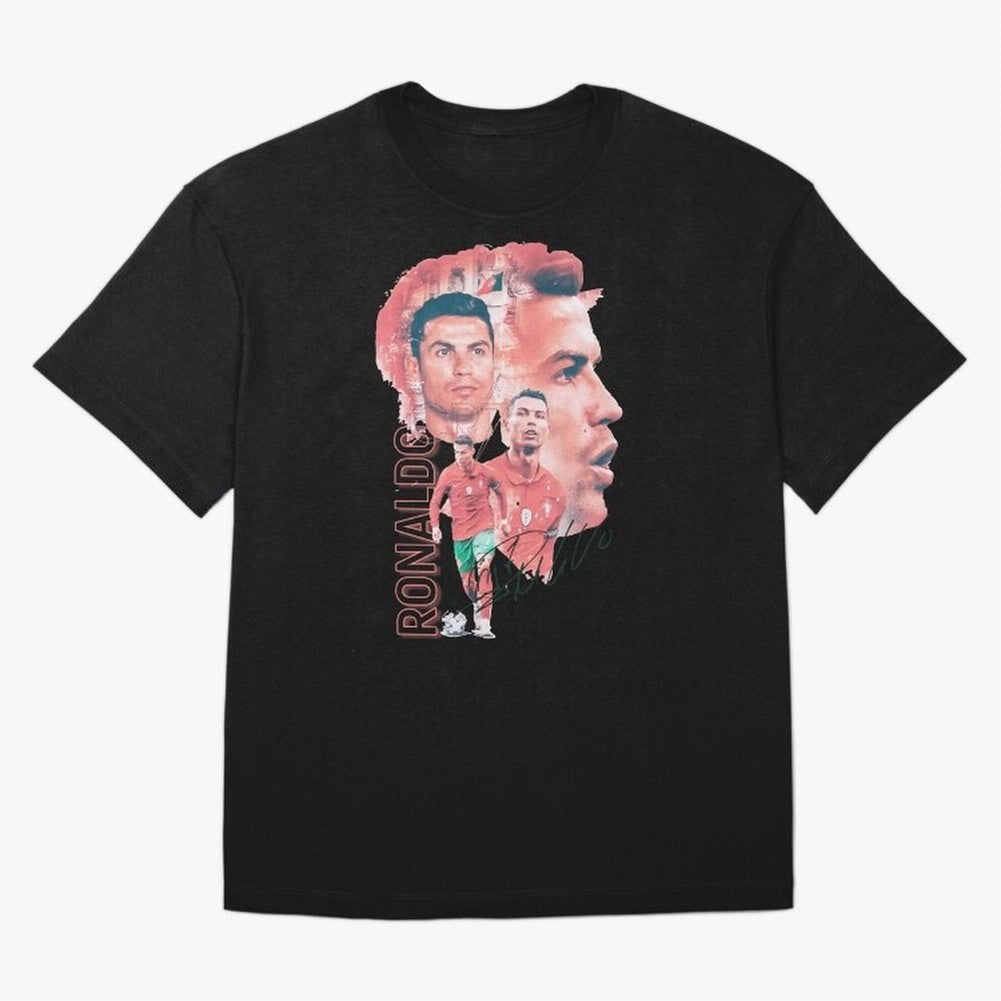 Cristiano Ronaldo Design Oversized T-Shirt Represent Fans Who Live for Match Day Hype around FIFA World Cup 2026, Messi, Neymar and Mbappe, Spain, Soccer Culture, Superstar Moments, National Team Dreams and Competitive Fire; Made for Collectors Who