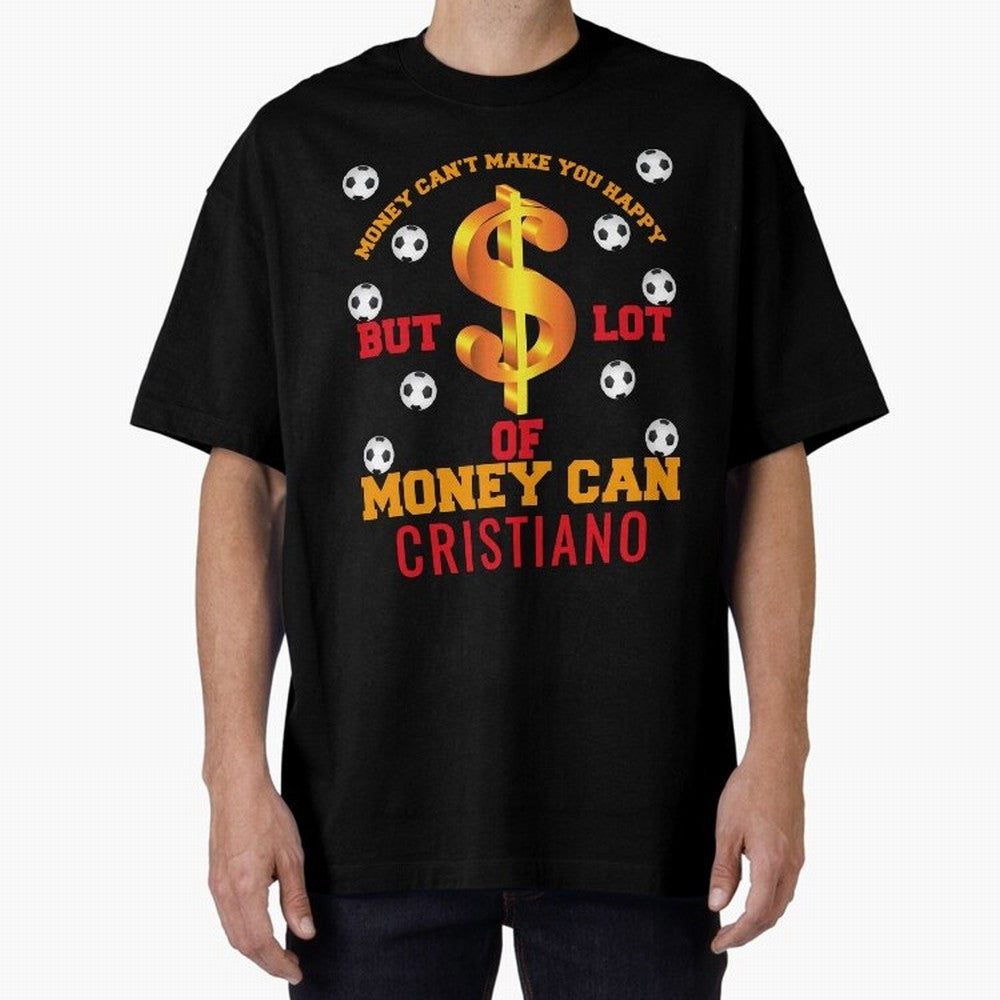 Cristiano Ronaldo al nassr Oversized T-Shirt Spotlight Global Football Passion for FIFA World Cup 2026 USA Canada Mexico, with Messi and Cristiano Ronaldo, England, France and Netherlands, Soccer Culture, Superstar Moments, National Team Dreams and