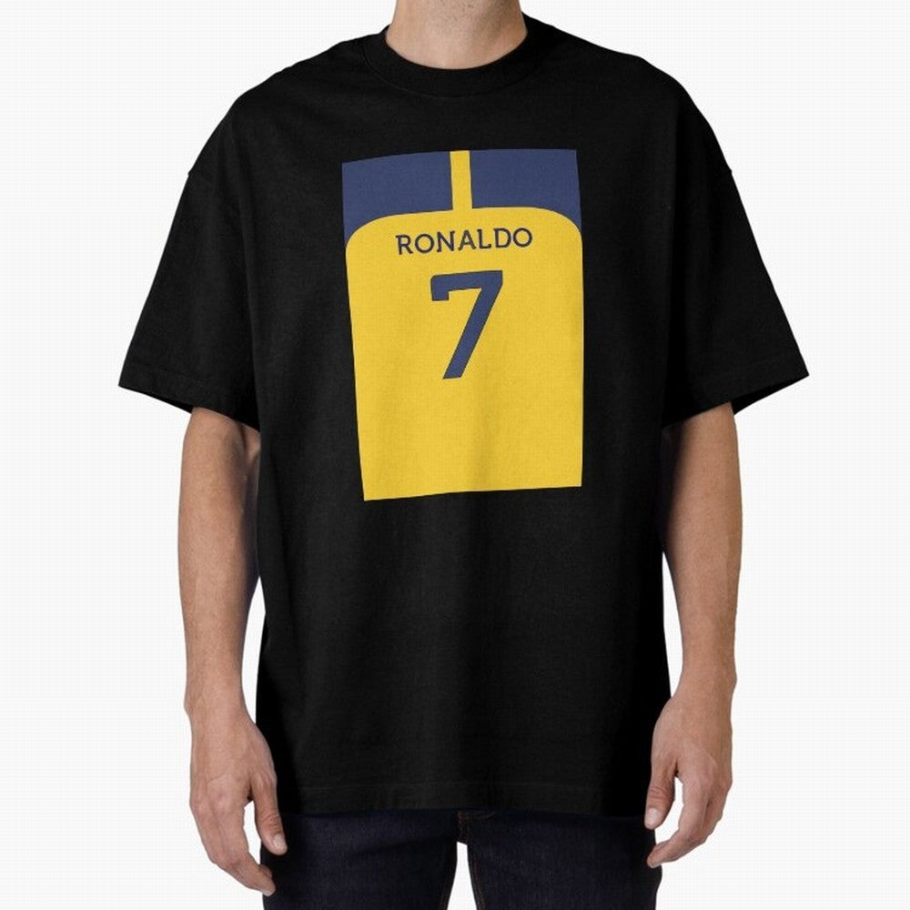 Cristiano Ronaldo Al Nassr Oversized T-Shirt Show Up for the Glory of Global Football Passion for FIFA World Cup 2026 Group Stage, Built around Neymar, Germany, Game Day Rituals, Football Legends, Country Pride and the Road to the Final; Great for