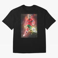 Cristiano Ronaldo Oversized T-Shirt Support Match Day Hype around FIFA World Cup 2026 Group Stage, Messi, CR7 and Mbappe, Netherlands, Classic Soccer Heritage, Championship Pressure, Fan Loyalty and International Pride; Perfect for Fans,