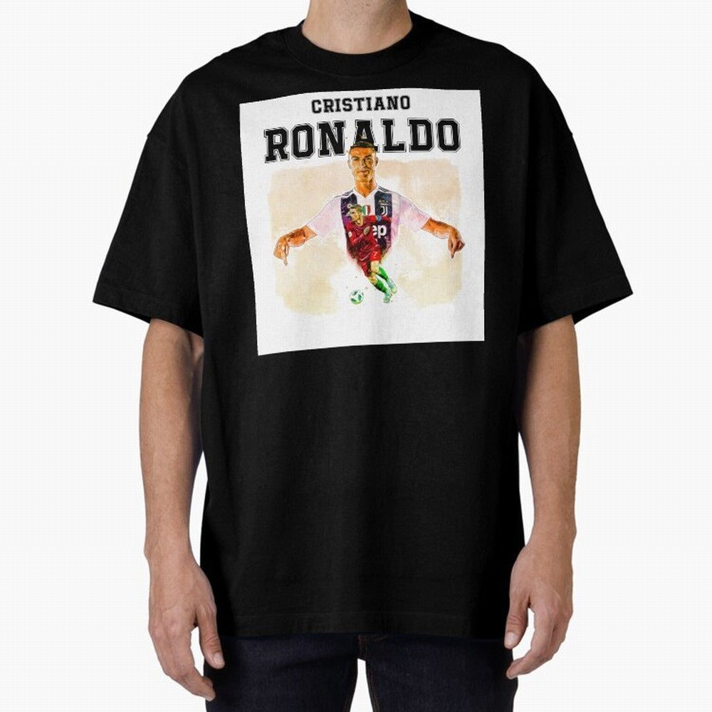 Cristiano Ronaldo 7 Oversized T-Shirt Showcase FIFA World Cup 2026 USA Canada Mexico Spirit, Capturing Portugal, Spain and Germany, Neymar, Vintage Soccer Flavor, Modern Football Stars, National Flags and Final Night Emotion; Built for Supporters