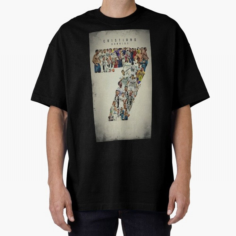 Cristiano Ronaldo Oversized T-Shirt Bring Bold Fan Energy to FIFA World Cup 2026 USA Canada Mexico with Messi and Cristiano Ronaldo, Portugal Energy, Football Passion, Legendary Performances, Festival Vibes and Supporter Community; Ideal for