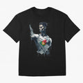 Cristiano Ronaldo splash art Oversized T-Shirt Celebrate the Next Chapter of FIFA World Cup 2026 USA Canada Mexico Spirit, Capturing Argentina and Brazil, CR7 and Messi, Soccer Culture, Superstar Moments, National Team Dreams and Competitive Fire;