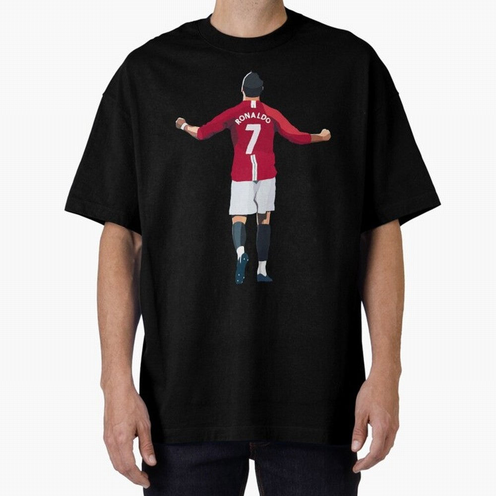 Cristiano Ronaldo Active Oversized T-Shirt Bring Home Match Day Hype around FIFA World Cup 2026, Mbappe, Portugal, Goal Celebration Energy, Supporter Heritage, Football Icons and Worldwide Tournament Joy; Ideal for Fans Who Follow Messi, Cristiano