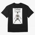 Cristiano Ronaldo Celebration Oversized T-Shirt Make Your Look Match Global Football Passion for FIFA World Cup 2026 USA Canada Mexico, Made for Messi and Cristiano Ronaldo, England, Champion Mindset, Group Stage Buzz, Knockout Tension and