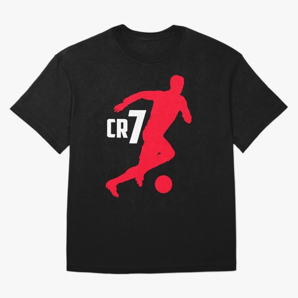 Cristiano Ronaldo Oversized T-Shirt Make Every Kick Count in Match Day Hype around FIFA World Cup 2026 Group Stage, CR7, France and Portugal, Classic Soccer Heritage, Championship Pressure, Fan Loyalty and International Pride; Perfect for Fans,