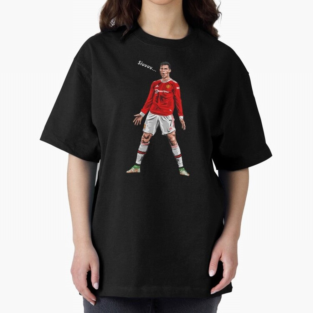 Christiano Ronaldo CR7 Siuuuuu... Oversized T-Shirt Live for the Drama of the FIFA World Cup 2026 Journey through Mbappe Highlights, England and Germany Pride, Match Day Excitement, Supporter Culture, Golden Goals and Global Football Passion; Made