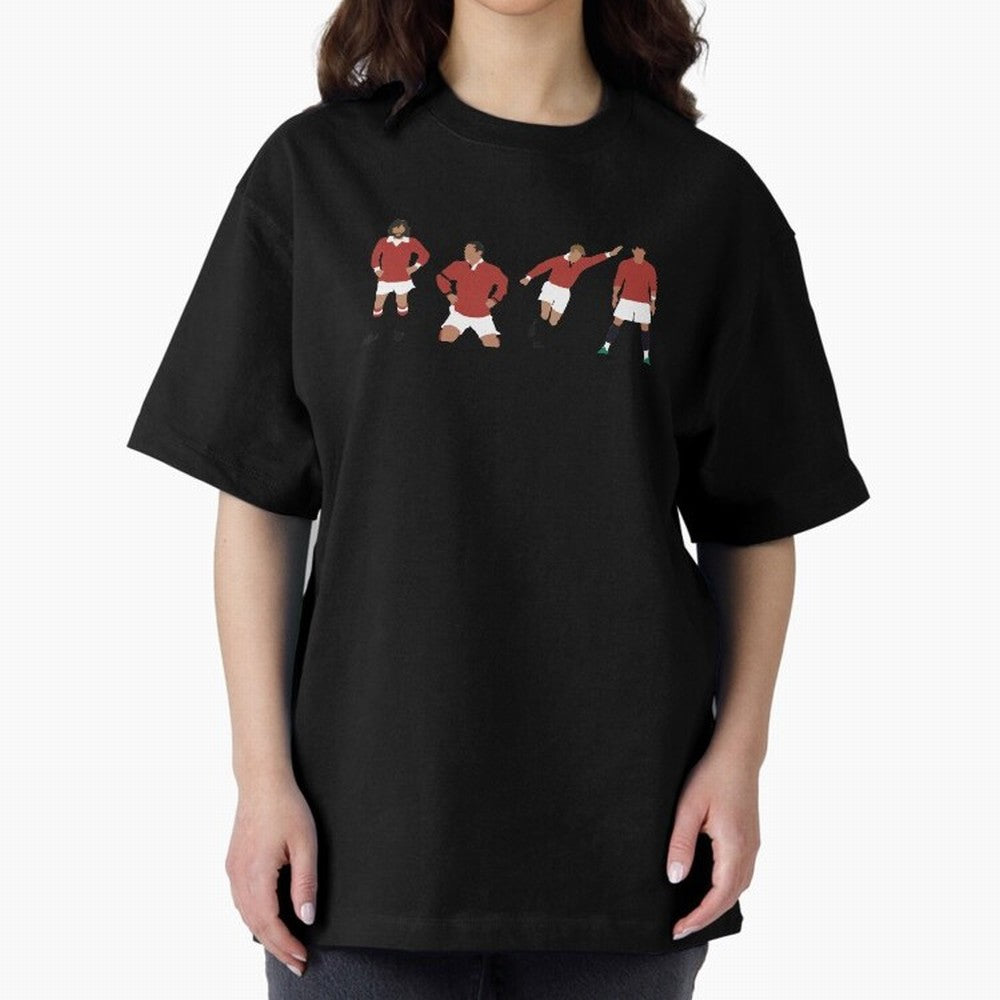 Manchester United Number 7 Design! Oversized T-Shirt Join Supporters Worldwide for FIFA World Cup 2026 USA Canada Mexico Connected to Cristiano Ronaldo, Spain and Netherlands Energy, Football Festival Excitement, Trophy Ambitions, Country Rivalries