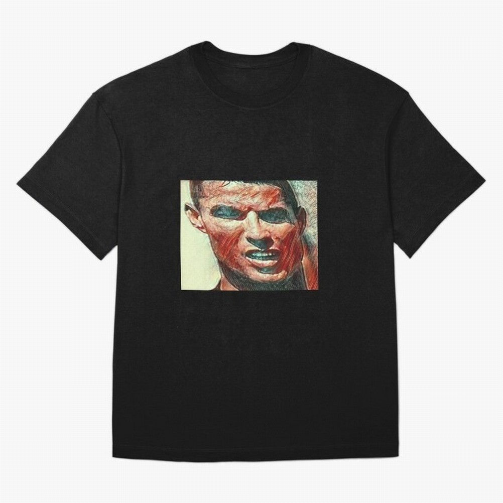 Ronaldo Oversized T-Shirt Support FIFA World Cup 2026 Group Stage Centered on Haaland and Mbappe, Spain and Netherlands Energy, Football Festival Excitement, Trophy Ambitions, Country Rivalries and Star Player Buzz; Ideal for Football Dads,