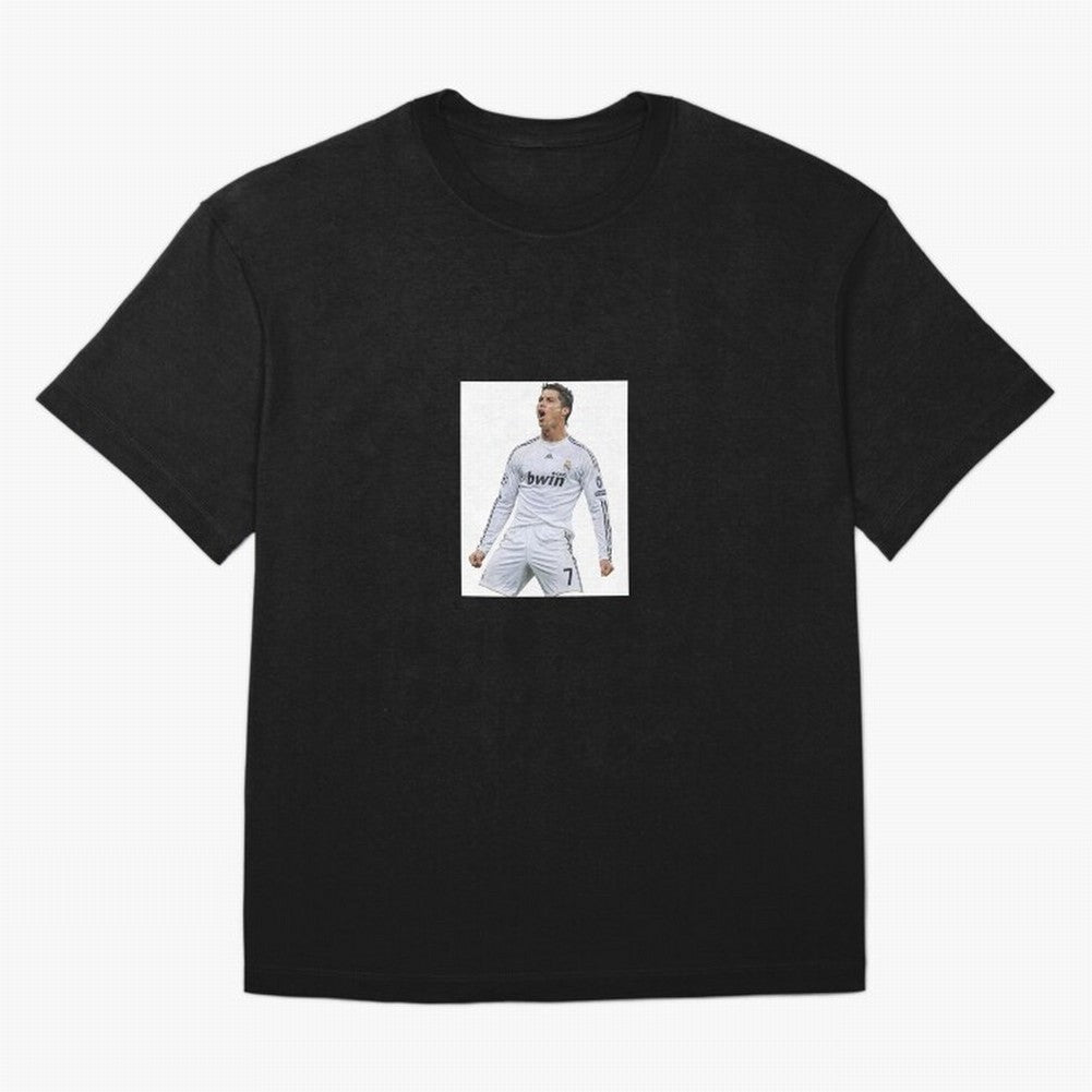 Cristiano Ronaldo 2009 real madrid cr7 Oversized T-Shirt Celebrate Fan Favorites in Global Football Passion for FIFA World Cup 2026, Celebrating Mbappe, England, France and Netherlands, Goal Celebration Energy, Supporter Heritage, Football Icons