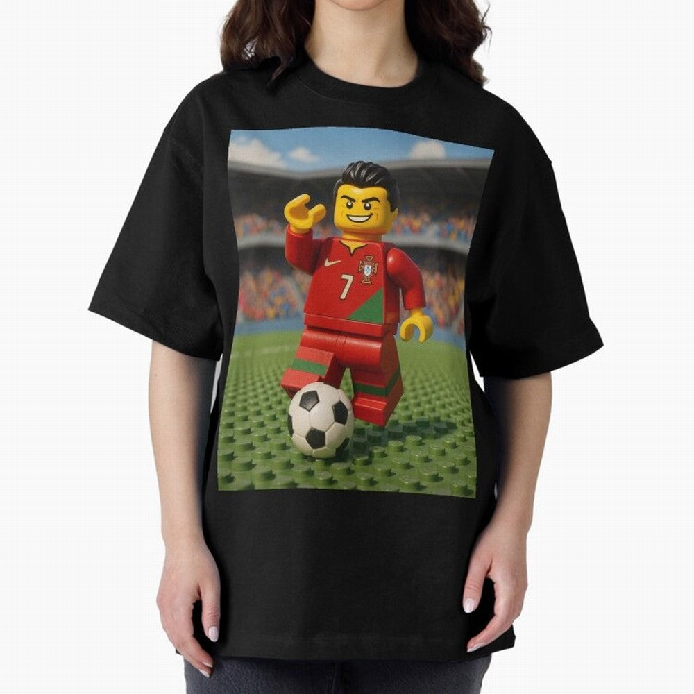 Block CR7 Oversized T-Shirt Bring a Champion Mindset to FIFA World Cup 2026 Inspired by CR7, England, France and Netherlands Energy, Classic Soccer Heritage, Championship Pressure, Fan Loyalty and International Pride; Great for Watch Parties,
