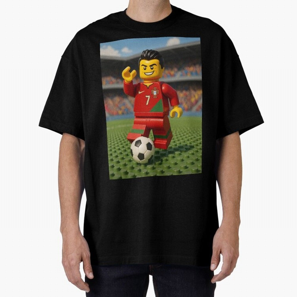 Block CR7 Oversized T-Shirt Bring a Champion Mindset to FIFA World Cup 2026 Inspired by CR7, England, France and Netherlands Energy, Classic Soccer Heritage, Championship Pressure, Fan Loyalty and International Pride; Great for Watch Parties,
