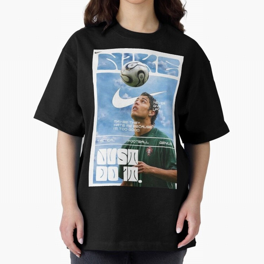 CR7 Oversized T-Shirt Show Fan Pride Across FIFA World Cup 2026 Inspired by CR7, Brazil Energy, Sports Nostalgia, International Competition, Famous Players and Unforgettable Victories; Ideal for Passionate Fans Who Love Underdog Stories, Superstar