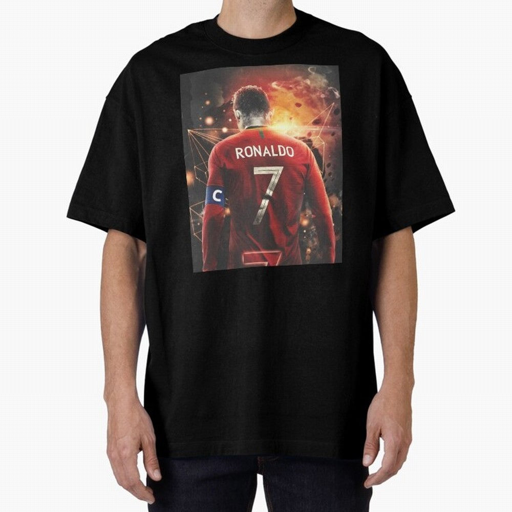 Cristiano Ronaldo Art iPad Case _amp_ Skin Oversized T-Shirt Spotlight Match Day Hype around FIFA World Cup 2026 Group Stage, Cristiano Ronaldo, England and Germany, Worldwide Fan Energy, Dramatic Goals, Stadium Lights and Championship