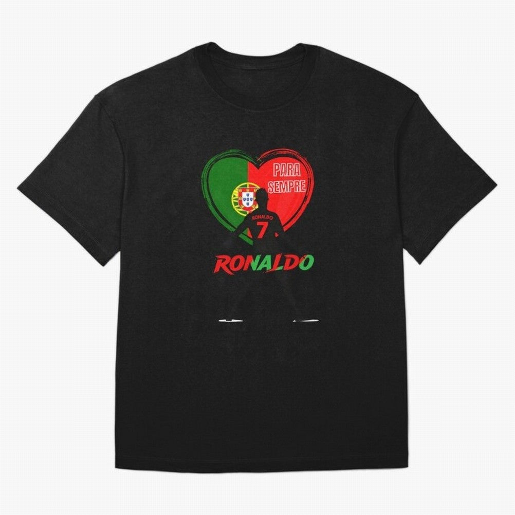 Love Cristiano Ronaldo Oversized T-Shirt Capture Stadium Memories from FIFA World Cup 2026 USA Canada Mexico for Fans of Messi and Cristiano Ronaldo and England, Bringing Supporter Pride, Iconic Celebrations, Legendary Names and Global Match Day