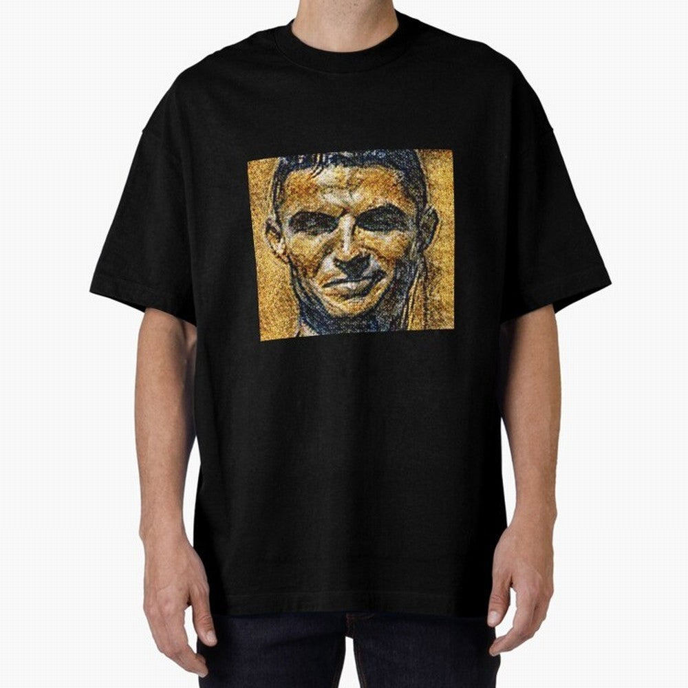 Cristiano Ronaldo Oversized T-Shirt Mark FIFA World Cup 2026 USA Canada Mexico Connected to Neymar, Haaland and Cristiano Ronaldo, Spain and Netherlands Energy, Soccer Culture, Superstar Moments, National Team Dreams and Competitive Fire; Perfect