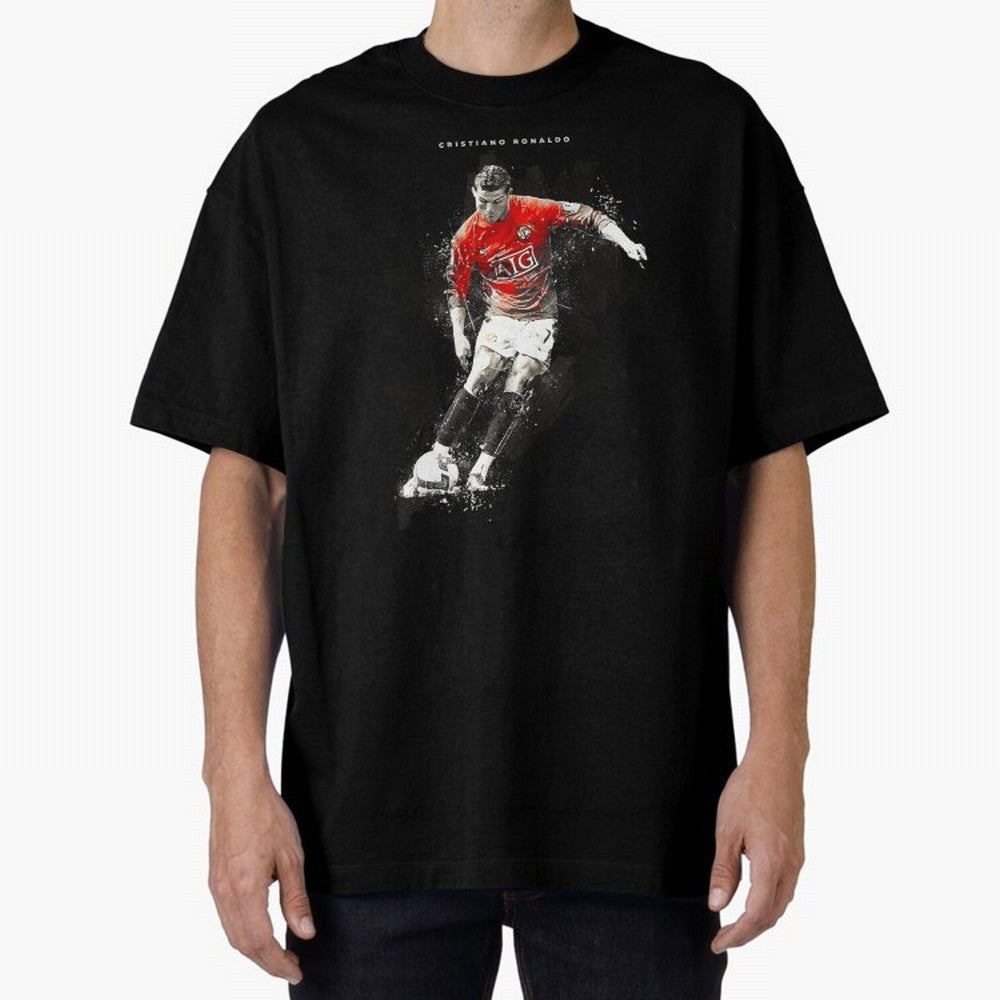 Cristiano Ronaldo CR7 Skills Manchester 202122,Ronaldo Gifts, Ronaldo Best Selling , Ronaldo Top It Oversized T-Shirt Bring a Vintage Feel to FIFA World Cup 2026 Group Stage Driven by Messi, Neymar and Mbappe, France Energy, Vintage Soccer Flavor,