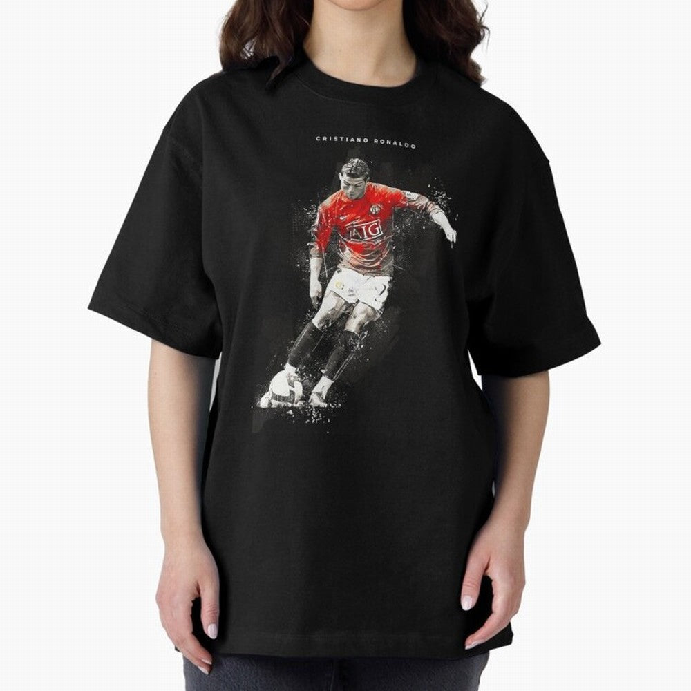 Cristiano Ronaldo CR7 Skills Manchester 202122,Ronaldo Gifts, Ronaldo Best Selling , Ronaldo Top It Oversized T-Shirt Bring a Vintage Feel to FIFA World Cup 2026 Group Stage Driven by Messi, Neymar and Mbappe, France Energy, Vintage Soccer Flavor,