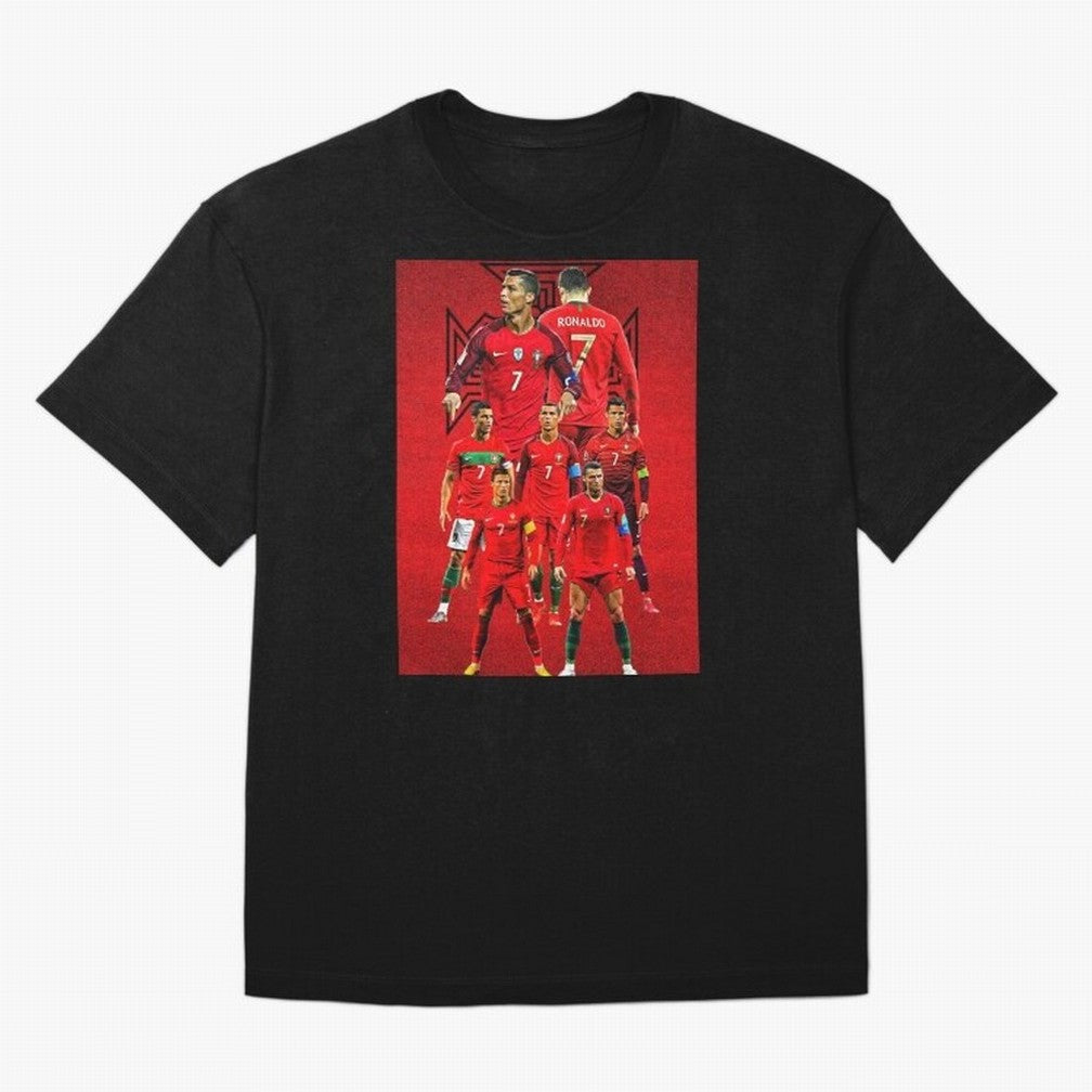 ronaldo Oversized T-Shirt Keep the Legacy of the FIFA World Cup 2026 Journey through Messi and Cristiano Ronaldo Highlights, Spain and Netherlands Pride, Tournament Hype, Historic Matchups, Family Viewing Parties and Global Sports Pride; Built for